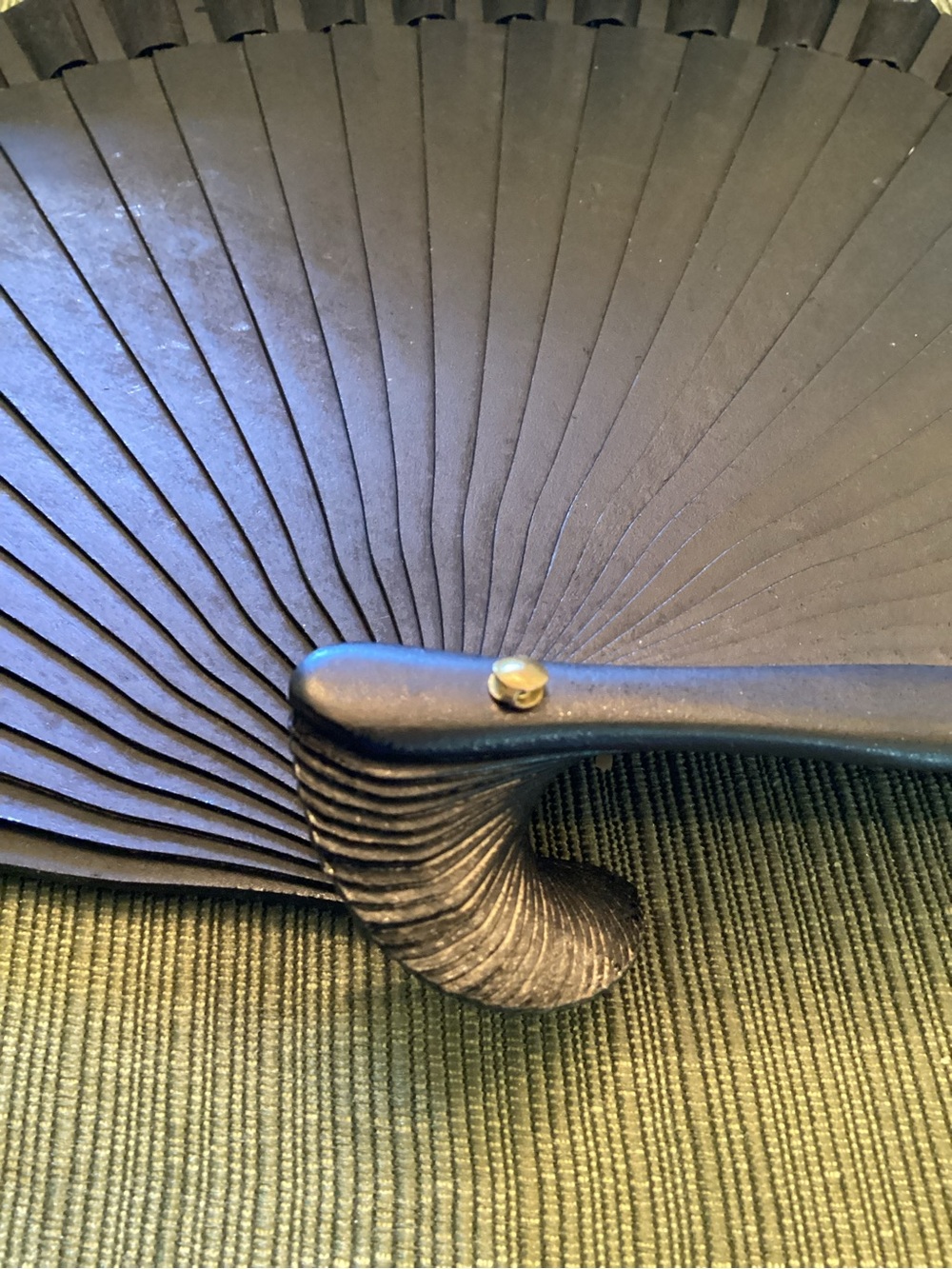 Malvi Hand Painted Wood Fan, Imported From Spain - Picture 8 of 11